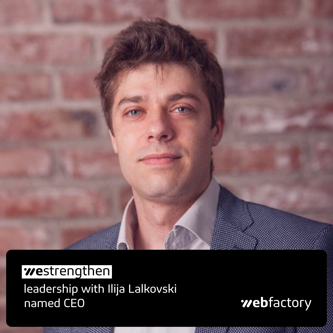 Web Factory strengthens leadership with Ilija Lalkovski named CEO